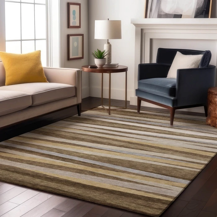 Addison Mayfield Brown AMF997 2ft. 3in. x 7ft. 6in. Rect. Rug