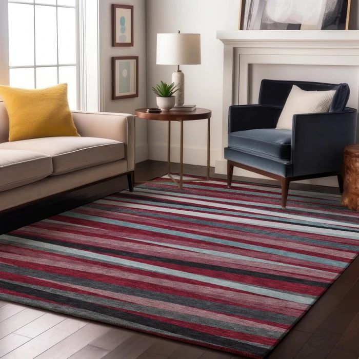 Addison Mayfield Red AMF997 2ft. 3in. x 7ft. 6in. Rect. Rug