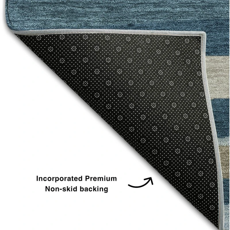 Addison Mayfield Blue AMF997 - 8ft. Round Rug
