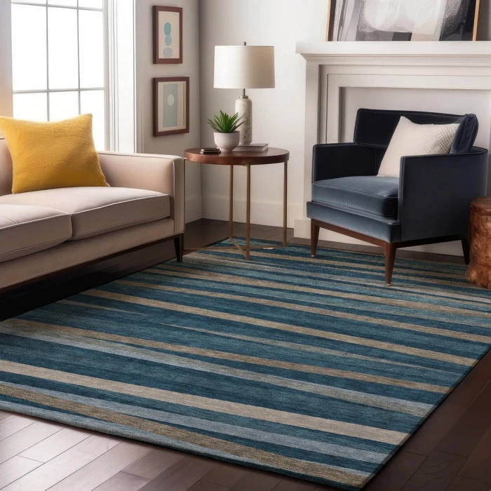 Addison Mayfield Blue AMF997 2ft. 3in. x 7ft. 6in. Rect. Rug
