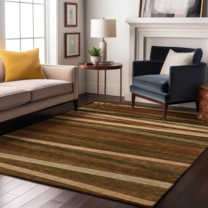 Addison Mayfield Orange AMF997 9ft. x 12ft. Rect. Rug