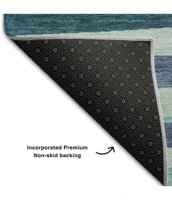 Addison Mayfield Teal AMF997 9ft. x 12ft. Rect. Rug