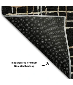 Addison Mayfield Black AMF998 9ft. x 12ft. Rect. Rug