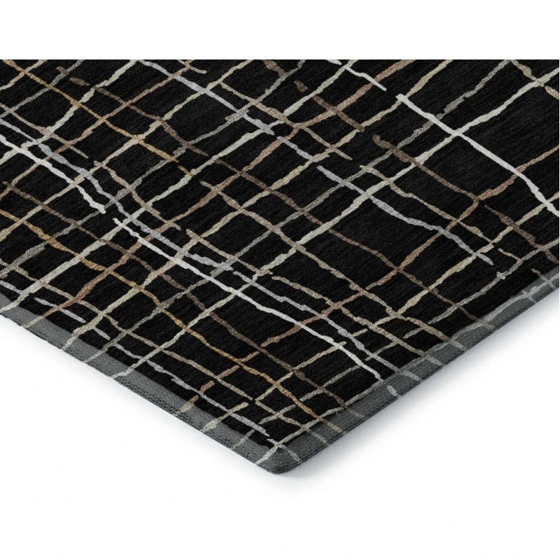 Addison Mayfield Black AMF998 - 8ft. Round Rug