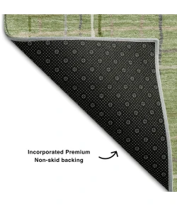 Addison Mayfield Green AMF998 9ft. x 12ft. Rect. Rug