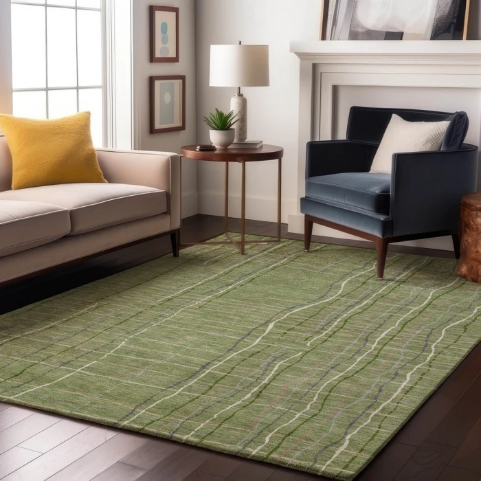 Addison Mayfield Green AMF998 5ft. x 7ft. 6in. Rect. Rug