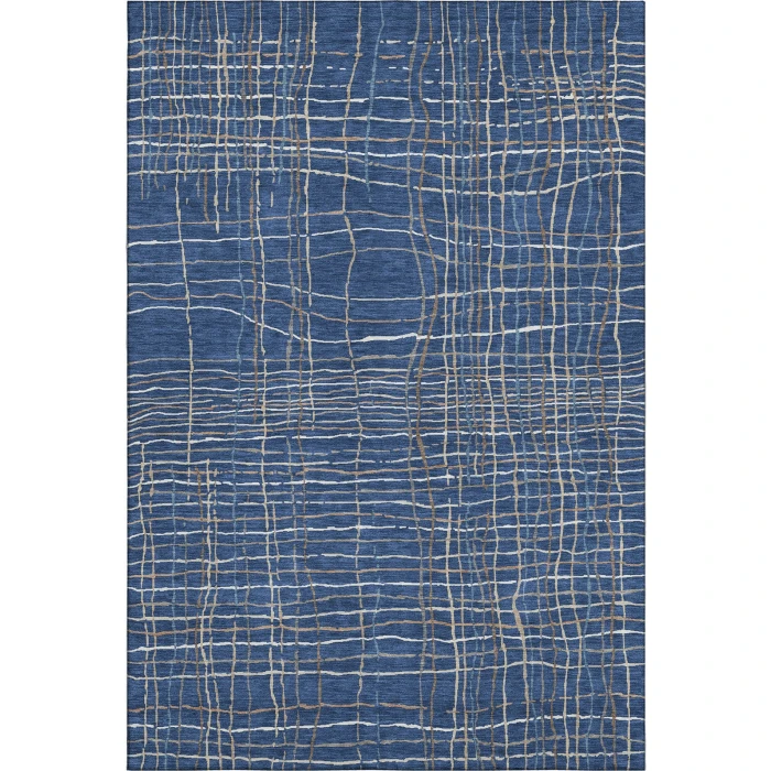 Addison Mayfield Blue AMF998 - 8ft. Round Rug