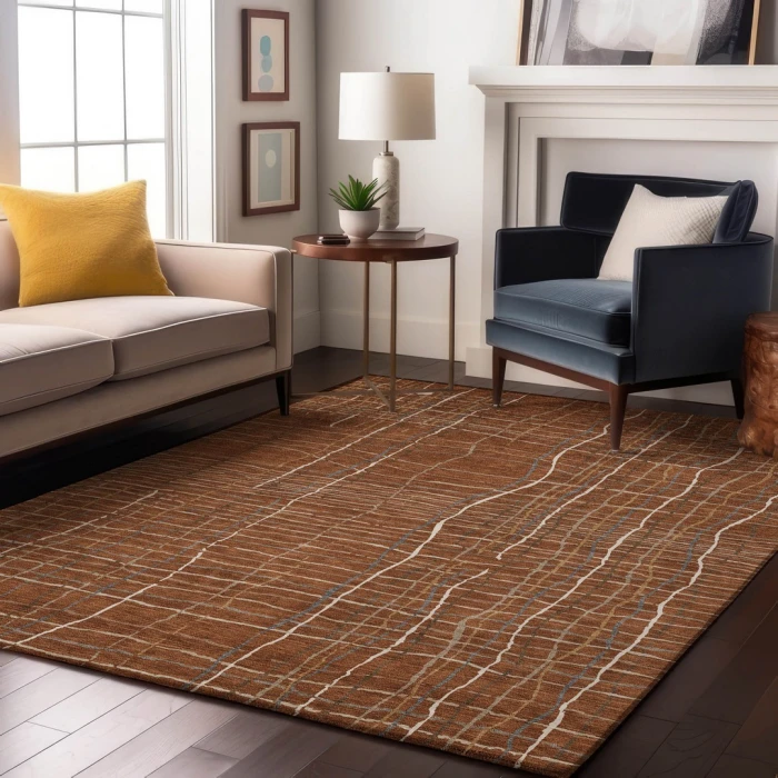 Addison Mayfield Orange AMF998 2ft. 3in. x 7ft. 6in. Rect. Rug