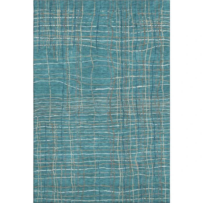 Addison Mayfield Teal AMF998 5ft. x 7ft. 6in. Rect. Rug
