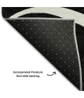 Addison Mayfield Black AMF999 9ft. x 12ft. Rect. Rug