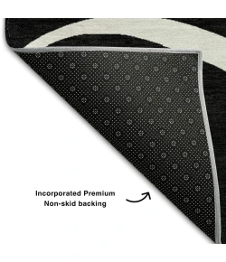 Addison Mayfield Black AMF999 9ft. x 12ft. Rect. Rug