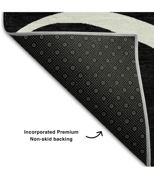 Addison Mayfield Black AMF999 9ft. x 12ft. Rect. Rug