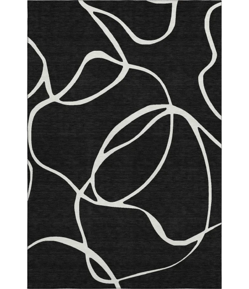 Addison Mayfield Black AMF999 9ft. x 12ft. Rect. Rug