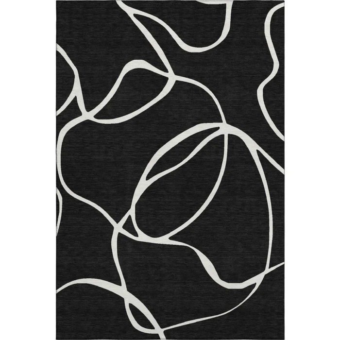 Addison Mayfield Black AMF999 9ft. x 12ft. Rect. Rug