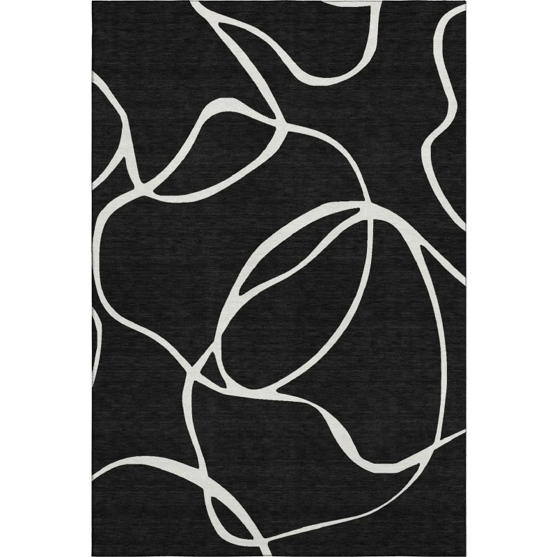 Addison Mayfield Black AMF999 5ft. x 7ft. 6in. Rect. Rug
