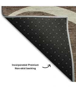 Addison Mayfield Brown AMF999 9ft. x 12ft. Rect. Rug