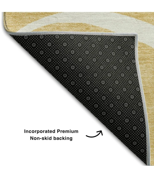 Addison Mayfield Gold AMF999 9ft. x 12ft. Rect. Rug