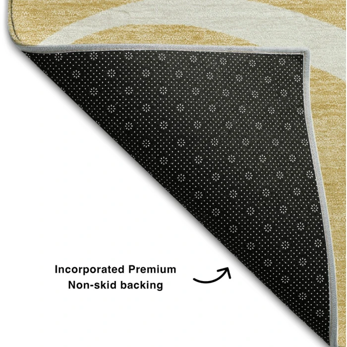 Addison Mayfield Gold AMF999 9ft. x 12ft. Rect. Rug