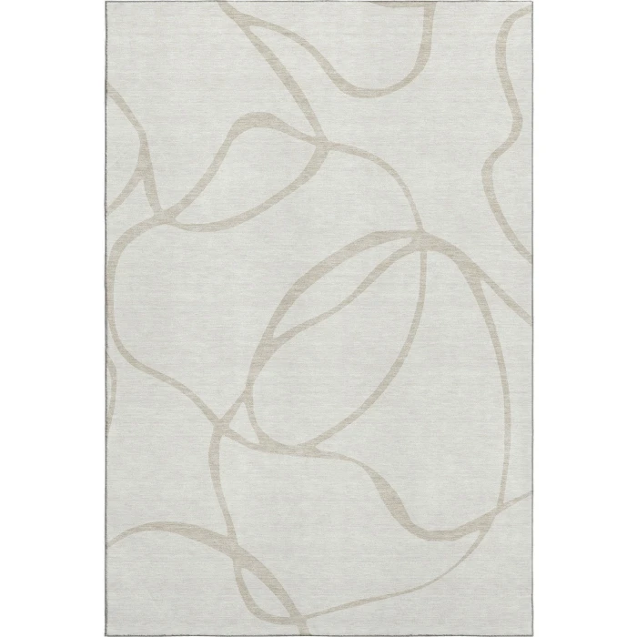 Addison Mayfield Ivory AMF999 - 8ft. Round Rug