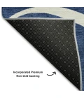 Addison Mayfield Blue AMF999 - 8ft. Round Rug