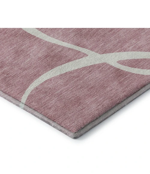 Addison Mayfield Pink AMF999 - 8ft. Round Rug