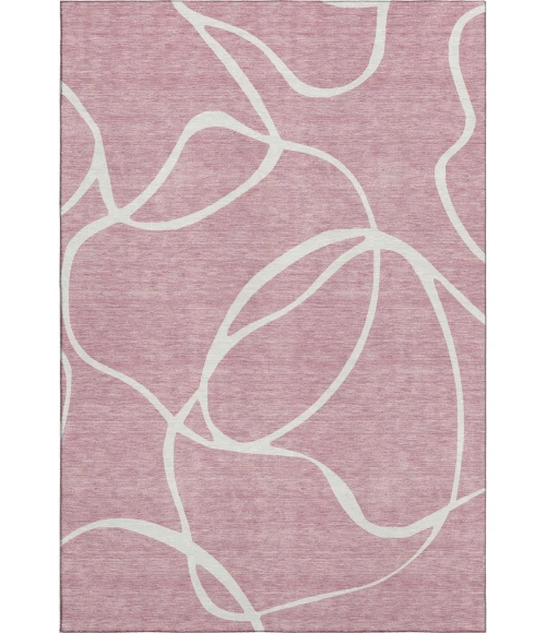 Addison Mayfield Pink AMF999 - 8ft. Round Rug