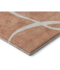 Addison Mayfield Orange AMF999 - 8ft. Round Rug
