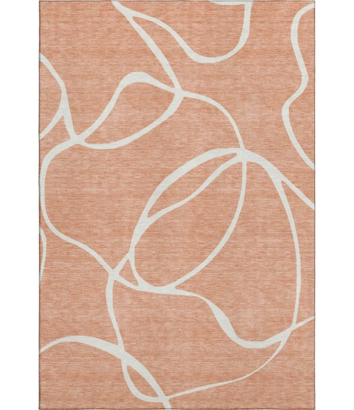 Addison Mayfield Orange AMF999 - 8ft. Round Rug
