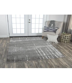 Rugs Town Radiant Grey 004107 2 ft. 6 in. X 8 ft. Rectangle Rug