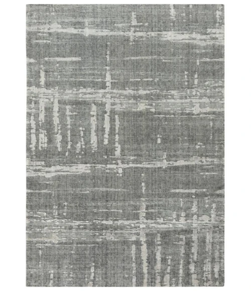 Rugs Town Radiant Grey 004107 2 ft. 6 in. X 8 ft. Rectangle Rug