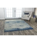 Rugs Town Radiant Blue 004108 2 ft. 6 in. X 10 ft. Rectangle Rug