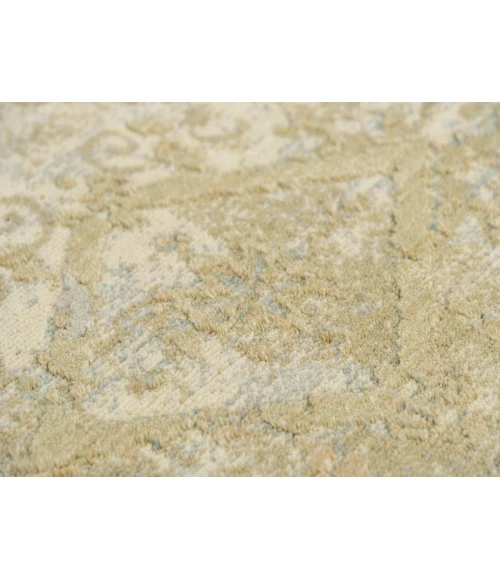 Rugs Town Radiant Beige 004114 2 ft. 6 in. X 8 ft. Rectangle Rug