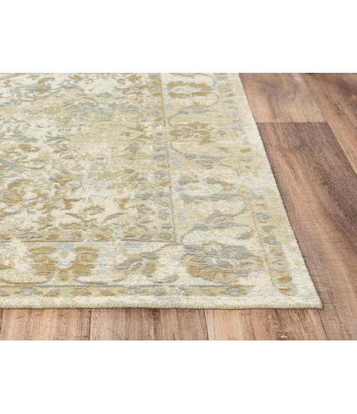 Rugs Town Radiant Beige 004114 2 ft. 6 in. X 8 ft. Rectangle Rug