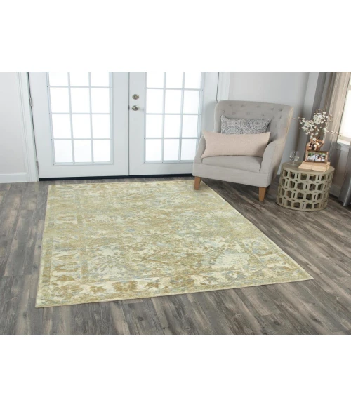 Rugs Town Radiant Beige 004114 2 ft. 6 in. X 8 ft. Rectangle Rug