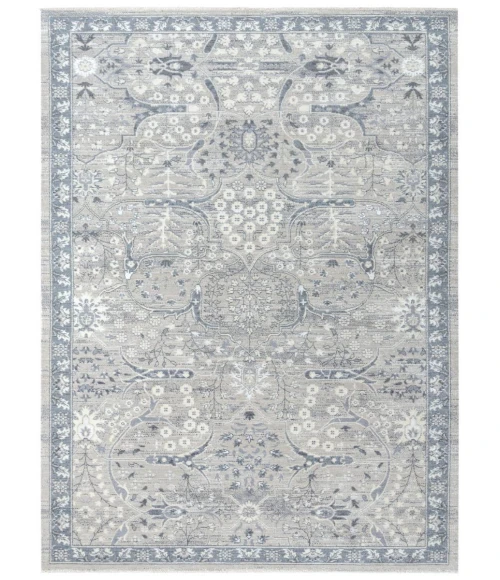 Rugs Town Aurora Blue 005105 9 ft. X 12 ft. Rectangle Rug