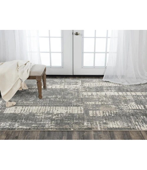 Rugs Town Aurora Grey 005113 8 ft. X 10 ft. Rectangle Rug