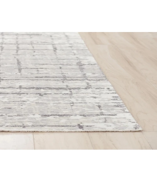 Rugs Town Aurora Ivory/ Grey 005116 8 ft. X 10 ft. Rectangle Rug