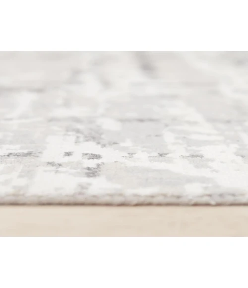 Rugs Town Aurora Ivory/ Grey 005116 8 ft. X 10 ft. Rectangle Rug