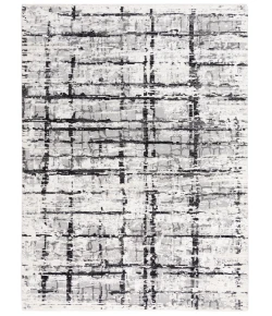 Rugs Town Aurora Black/ Ivory 005117 9 ft. X 12 ft. Rectangle Rug
