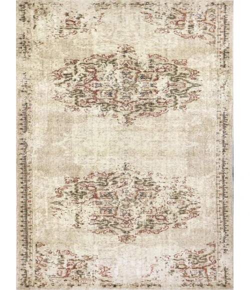 Rugs Town Euphoria Beige 006104 2 ft. 6 in. X 10 ft. Rectangle Rug