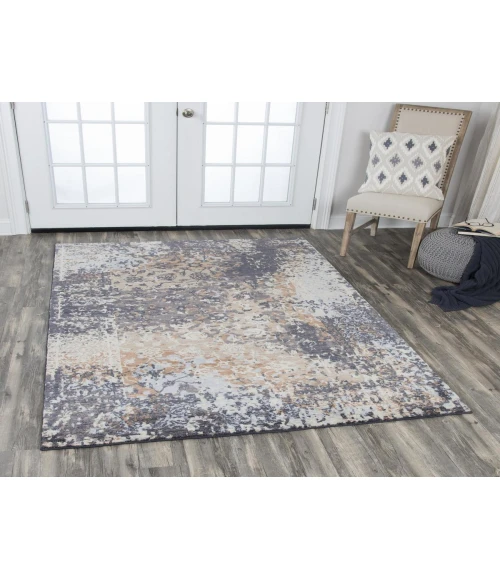 Rugs Town Euphoria Rust 006106 8 ft. X 10 ft. Rectangle Rug