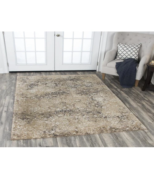 Rugs Town Euphoria Brown 006108 8 ft. X 10 ft. Rectangle Rug