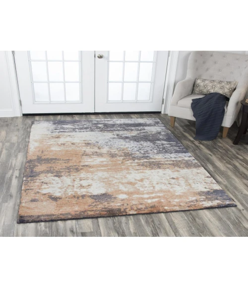 Rugs Town Euphoria Rust 006111 2 ft. 6 in. X 10 ft. Rectangle Rug