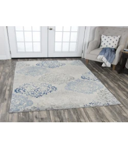 Rugs Town Euphoria Blue 006114 2 ft. 6 in. X 8 ft. Rectangle Rug