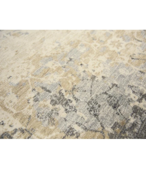 Rugs Town Euphoria Beige 006118 2 ft. 6 in. X 10 ft. Rectangle Rug