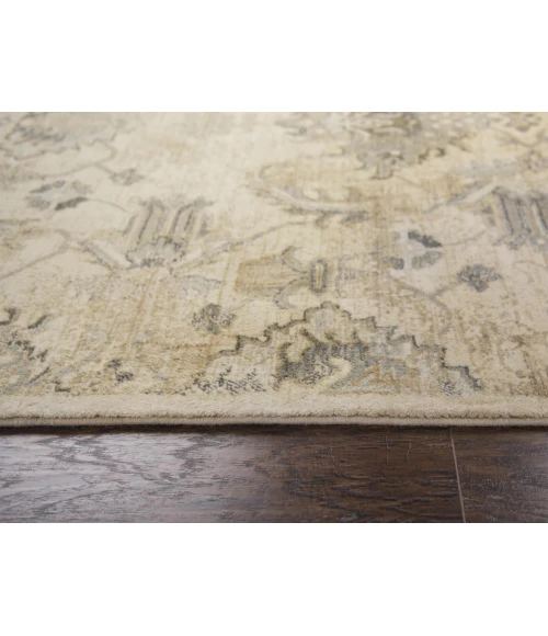 Rugs Town Euphoria Light Beige 006123 2 ft. 6 in. X 8 ft. Rectangle Rug