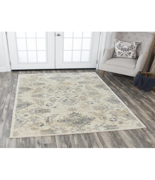 Rugs Town Euphoria Light Beige 006123 2 ft. 6 in. X 8 ft. Rectangle Rug