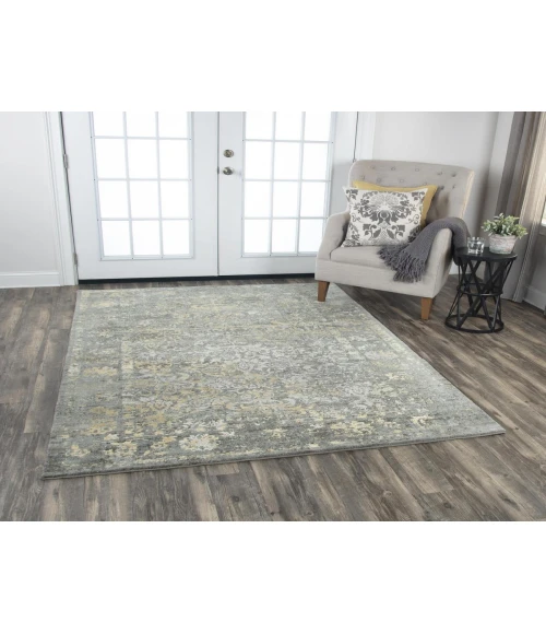 Rugs Town Essential Grey 007101 2 ft. 6 in. X 8 ft. Rectangle Rug