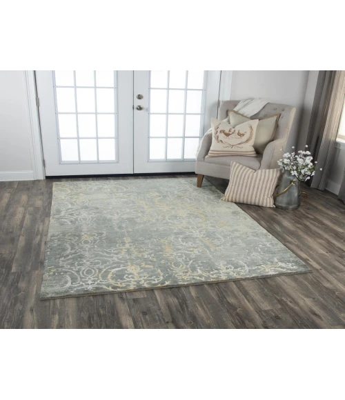 Rugs Town Essential Grey 007106 2 ft. 6 in. X 8 ft. Rectangle Rug