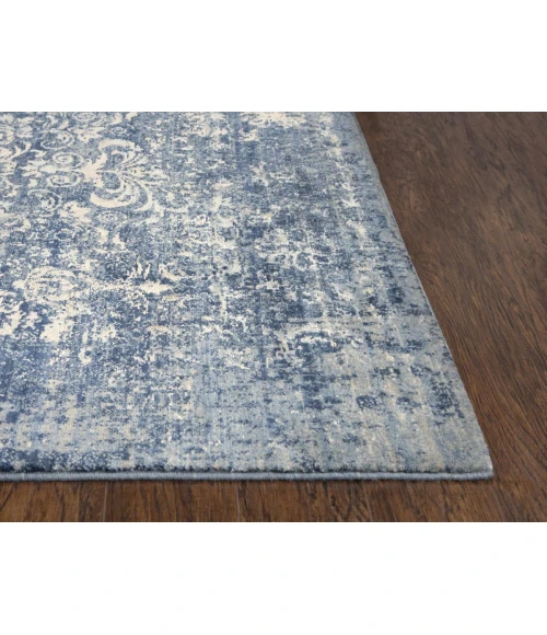 Rugs Town Essential Blue 007108 2 ft. 6 in. X 8 ft. Rectangle Rug